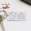 Stamped With Love - The moment I became a Daddy personalised Keyring
