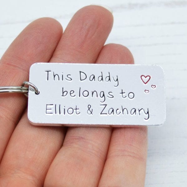 Stamped With Love - Daddy Belongs to Keyring