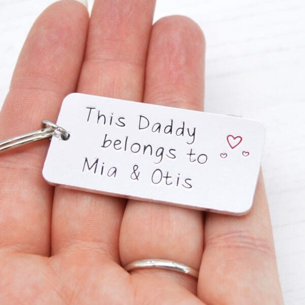 Stamped With Love - Daddy Belongs to Keyring