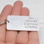 The Moment I became a Nanny Keyring