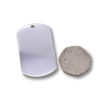 Aluminium Dog Tag - Large