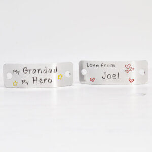 Stamped With Love - My Grandad My Hero Trainer Tags