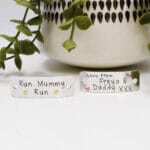 Personalised Run Mummy Run Shoe Tags