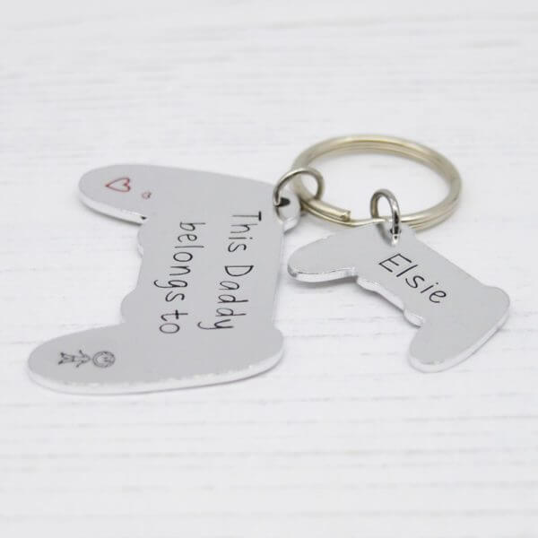 Stamped With Love - Daddy belongs to Controller Keyring
