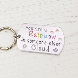 Stamped With Love - You're a Rainbow Keyring