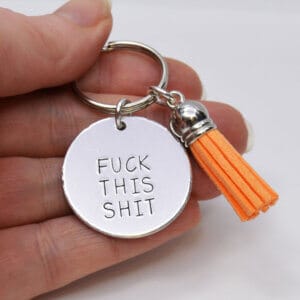 Stamped With Love - Mini Motivation - Fuck This Shit Keyring
