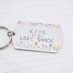Keys to the Love Shack Keyring
