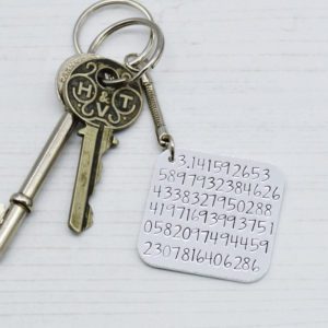 Stamped With Love - Pi Keyring