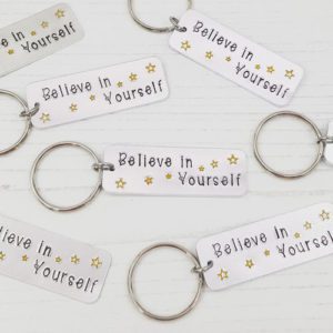 Stamped With Love - Believe in Yourself Keyring