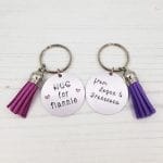 HUG for Nanna Keyring