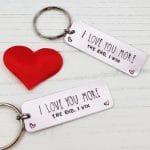 I Love You More Keyring