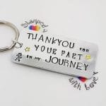 Your Part in My Journey Keyring