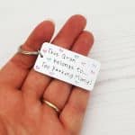 Gran belongs to... Too F**king Many (Hearts) Keyring