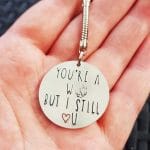 You're a Wanker Keyring - Gingerbread Font