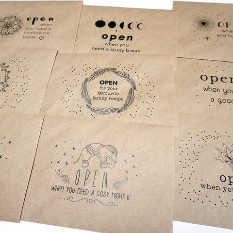 Open When Envelopes for College or University