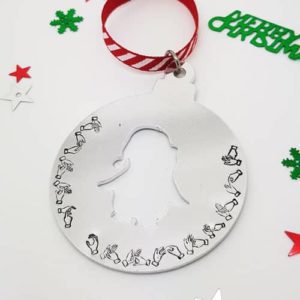 Stamped With Love - British Sign Language Happy Christmas Bauble