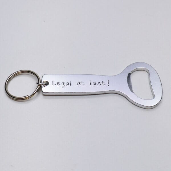 Stamped With Love - Legal at Last Personalised Bottle Opener