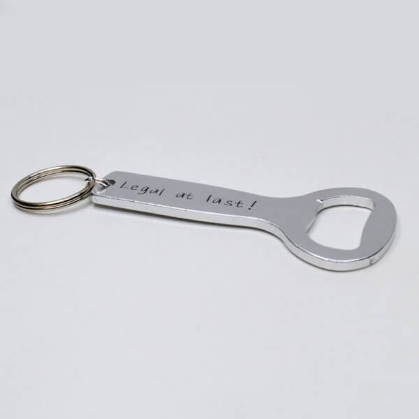 Stamped With Love - Legal at Last Personalised Bottle Opener