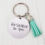 Mini Motivation - Be Unique Be You Keyring