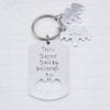 Stamped With Love - Super Daddy Belongs to Bat Keyring