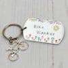 Stamped With Love - Bike Wanker Keyring