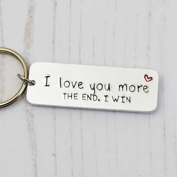 Stamped With Love - I Love You More Keyring