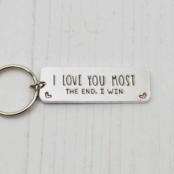 Stamped With Love - I love you Most Keyring