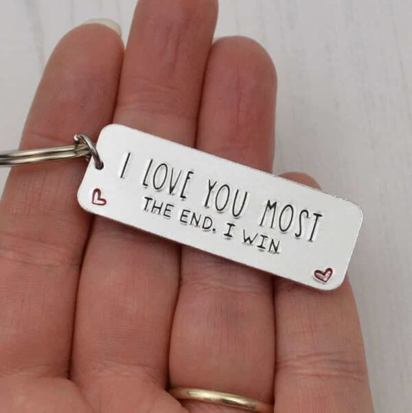 Stamped With Love - I love you Most Keyring