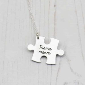 Stamped With Love - Mini Jigsaw Personalised Necklace