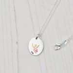 Phoenix Rising Semi-Colon Necklace