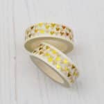 Gold Heart Washi/Paper Eco-Friendly Tape