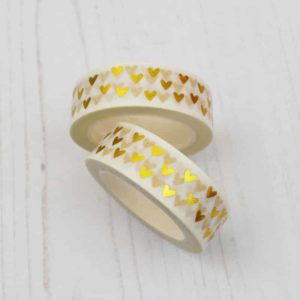 Stamped With Love - Gold Heart Washi Tape