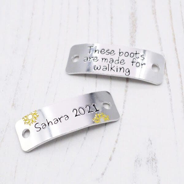 Stamped With Love - Boots are Made for Walking Trainer Tags