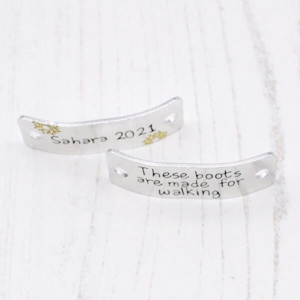 Stamped With Love - Boots are Made for Walking Trainer Tags