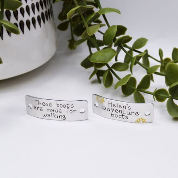 Stamped With Love - Boots are Made for Walking Trainer Tags