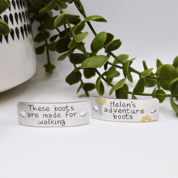 Stamped With Love - Boots are Made for Walking Trainer Tags