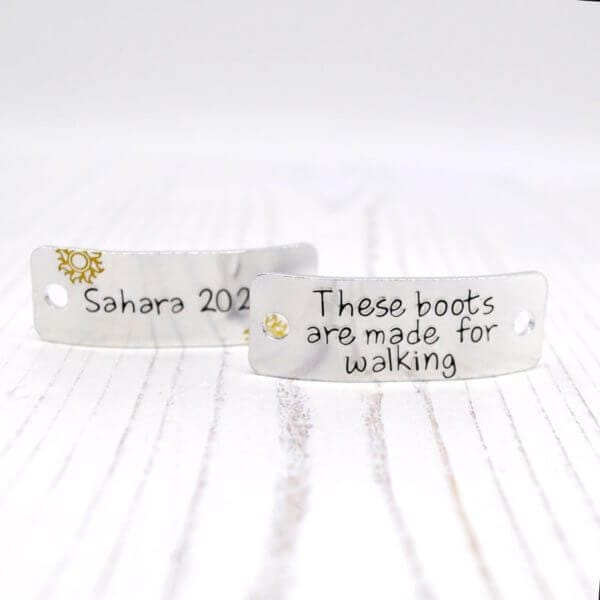 Stamped With Love - Boots are Made for Walking Trainer Tags