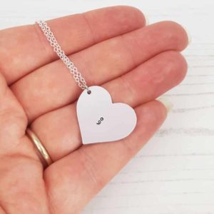 Stamped With Love - Semi Colon Necklace