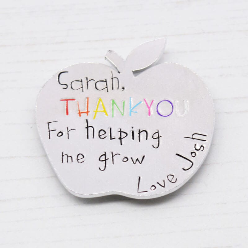 Stamped With Love - Helping Me Grow Apple Magnet