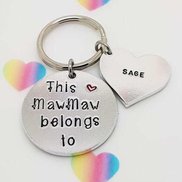 Stamped With Love - This MawMaw belongs to Keyring