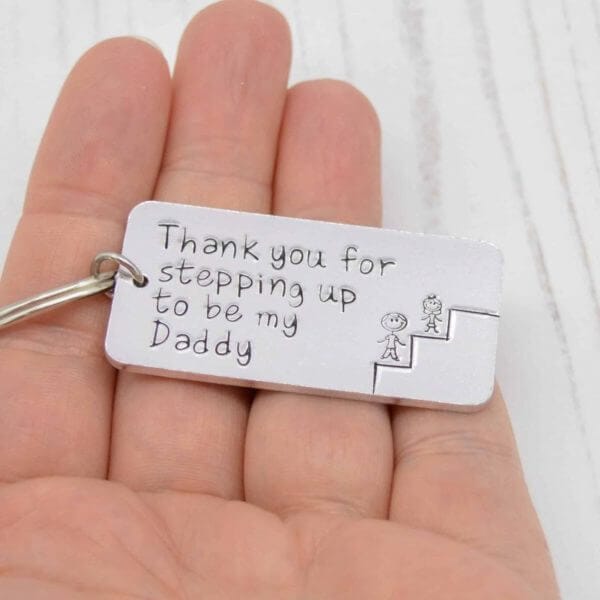 Stamped With Love - Stepping Up to be my Dad Keyring