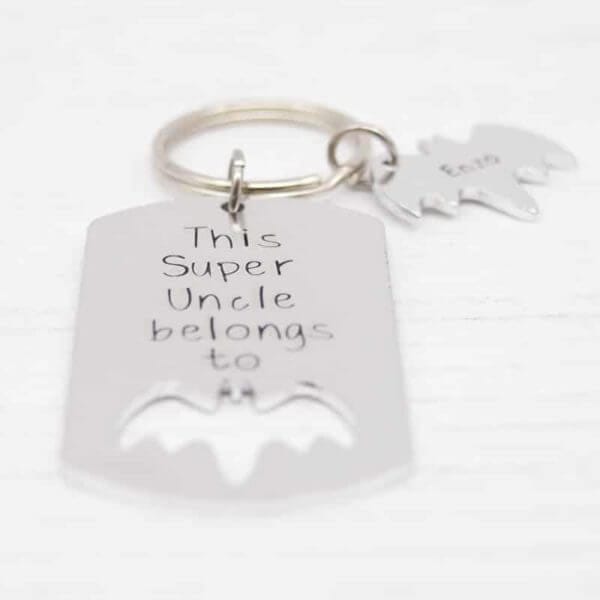 Stamped With Love - Super Uncle belongs to Keyring