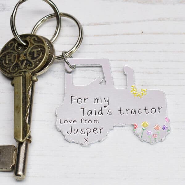 Stamped With Love - For my Taid's Tractor Keyring