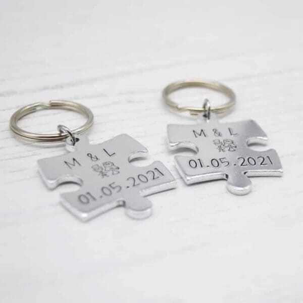 Stamped With Love - Personalised Wedding Jigsaw Pieces