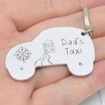 Dad's Taxi Keyring