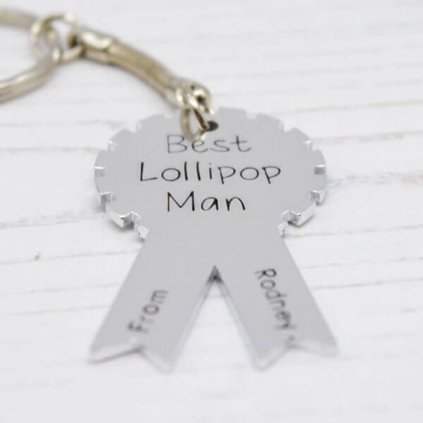 Stamped With Love - Best Lollipop Man Keyring