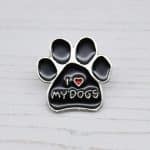 I Love my Dogs Enamel Pin