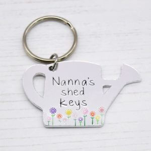 Stamped With Love - Nanna's Shed Keys Keyring