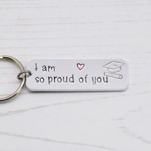 Stamped With Love - I am so Proud Keyring