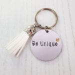 Mini Motivation - Be Unique Keyring